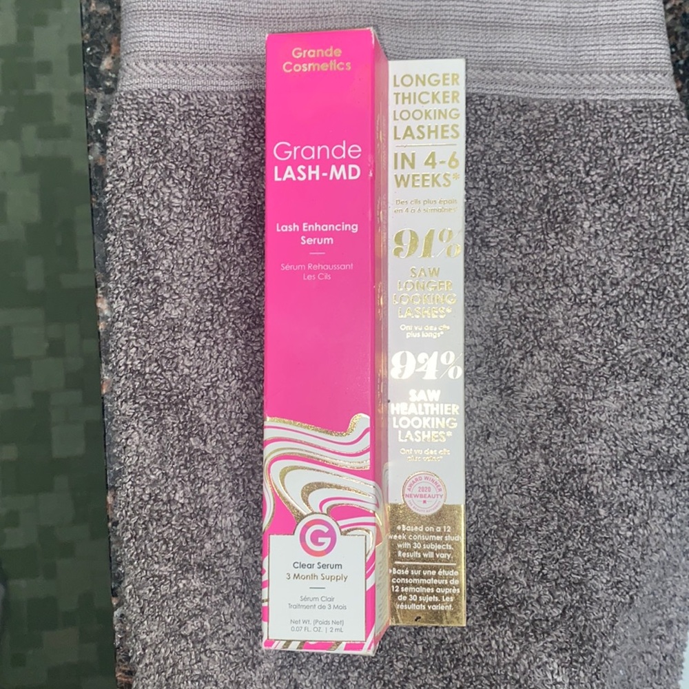 Never used, still in packaging grande Lash MD serum